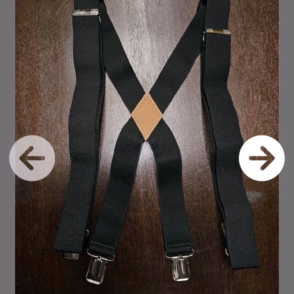 Cotton stretch Suspenders 3 for $10